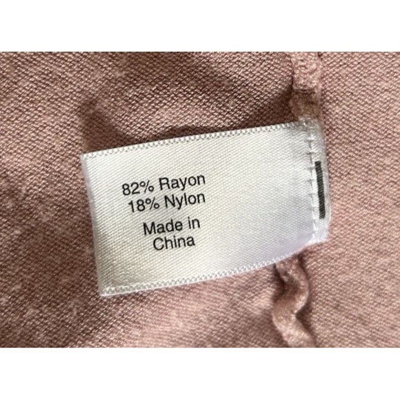 Lane Bryant Womens 18/20 Mauve Open Front Long Cardigan Ribbed Knit Sweater - Picture 9 of 9